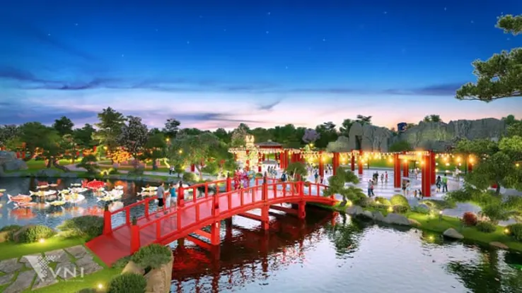 Khu vườn Nhật Zenpark trong khu đô thị thông minh hàng đầu Việt nam