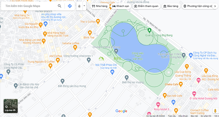 Vị trí dự án An Thịnh Villa trên Google Map