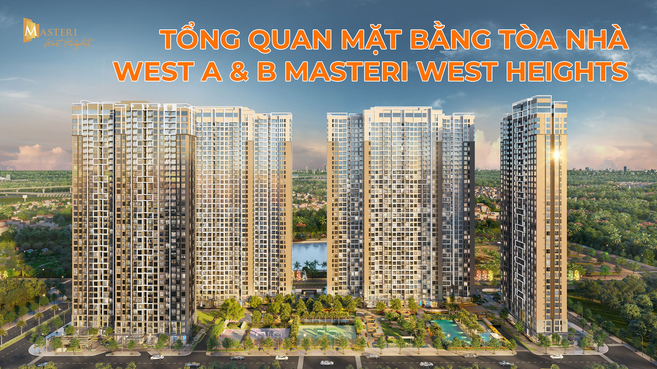 Mặt Bằng Tòa West A Masteri West Heights